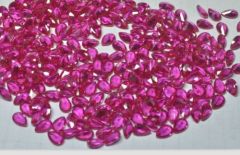 pear shape synthetic ruby gems