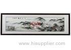 Traditional Ancient Calligraphy Chinese Ink Painting with wood Frame