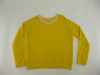 Women's Crew Neck Yellow Knitted Pullovers