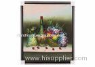 Unique Framed Still Life Flower Oil Painting Canvas for Home Goods Wall Art