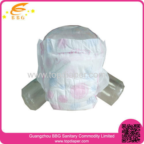 Eco-friendly Cloth-like breathable baby diaper