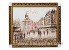 Classical canvas art oil painting architecture for living room decoration