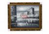 Handmade Oil Painting reproduction painting tower cityscape pictures for home decoration
