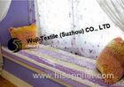 Comfortable Decorative Chenille Stripe Cushion 100% Polyester Fiber