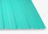 Rigid Form PVC Corrugated Roofing Sheets 0.12 CM Thick Anti Corruption