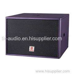 club subwoofer single 18'' 800W RMS purple color bass