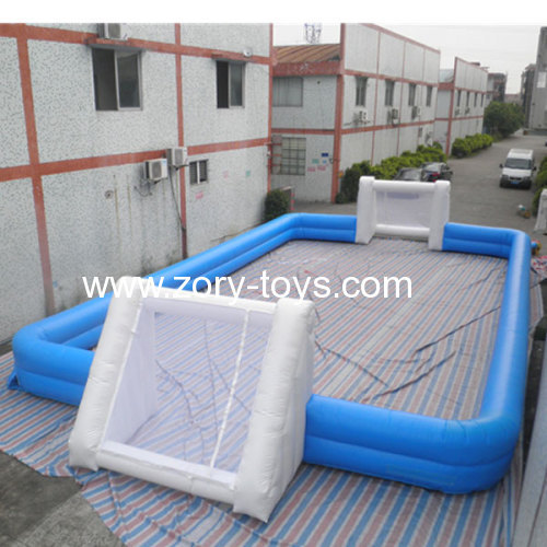 inflatable sports game football field