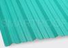 Upside Tile PVC Corrugated Roofing Sheets In Light Green Noise Reducing