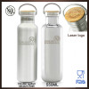 Mirror finished custom double wall stainless steel BPA free vacuum cycling water bottle with logo printing