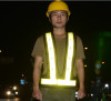 flashing led reflecting safety streak vest