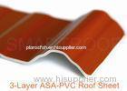 Building Material 3 Layer Plastic Roofing Sheets with High Gloss And Stiffness