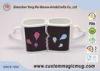 Custom Heat Sensitive Handle Couples Coffee Mugs Change Color Heat 320ml/11oz