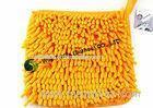 Maching Washable Chenille Microfiber Cleaning Mitt Yellow Microfiber Cloth