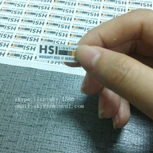 Minrui Wholesale Warranty Breakaway Stickers Custom Printing Fragile Sticker
