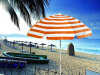 75G TNT fabric beach umbrellas