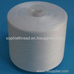 100% spun polyester yarn for sewing thread on plastic cone