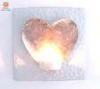 Frame Metal Candle Holder with goldleaf covered heart hollow out