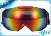 Tinted Anti Fog Neon Reflective Ski Goggles Photochromatic For Adult