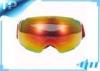 Over Glasses Red Anti Fog Ski Goggles Polarized For Outdoor / Skiing