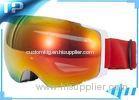 Colorful Prescription Ski Goggles / OTG Snowboard Goggles Magnet Lenses