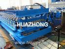 High Speed 0.5-0.8mm Roof Panel Roll Forming Machine 609mm Coil Width With Hydraulic Cutting