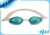 Flat Lens Custom Clear Kids Swim Goggles With Adjustable Strap