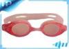 Silicone Watertight Polarized Pink Kids Swim Goggles Anti - Scratch