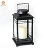 Hanging Led Candle Outdoor Solar Lanterns / Camping Hiking Lights Black