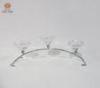 Crystal Small candle holder with three head restaurant Decoration Candle Holders