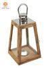 Indoor / outdoor contemporary Wood Candle Lantern for decoration