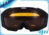 Low Light Anti Fog Adult Black Reflective Ski Goggles For Snowboarding Equipment