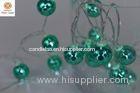 Green Ball LED Battery White Christmas Decoration Lights 10pcs Stars 3V