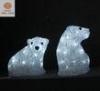 Small bear 3D Acrylic LED White Chirstmas Decoration Lights / lighting