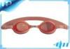 Fashion Flexible Pink Optical Swimming Goggles With Nose Bridge