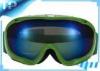 UV Womens Custom Polarized Snowboard Goggles With Green Frame
