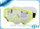 SGS Womens Yellow Free Scuba Diving Mask Rapid Adjustable Buckle