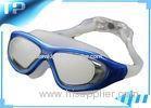 OEM Ladies Tinted Anti Fog Swim Goggles Clear With Mirrored Lens