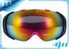 UV FDA / CE TPU Over Glass Youth Ski Goggles Rainbow Chroming Lens