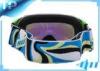 Double Lens Customized Purple Designer Ski Goggles With Moderate Light