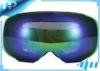 Green Photometric Liquid Image Ladies Ski Goggles Designed For Outdoor