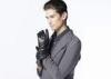 Luxury Men's Sheep Leather Basic Gloves / Winter Outdoor Warm Gloves with Fake Fur Lining