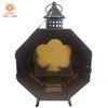 Modern clock decoration Black tree hollow out metal candle holder Candleholder