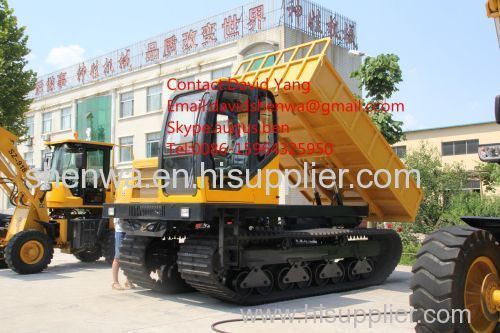 Shenwa 6 tons full rubber track dumper crawler dumper