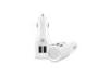 High Speed 3.1A Dual USB Car Charger 50Hz - 60Hz With Power Button