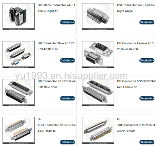 D-SUB Stack Connector 15P F to 15P F