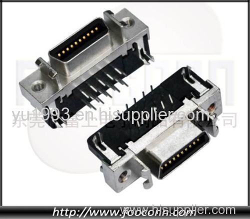 SCSI 20Pin Connector Ringht Angle Female