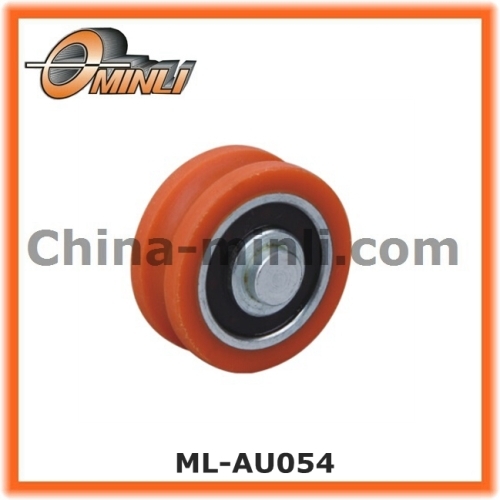 Saffron Plastic Pulley with solid axle Bearing