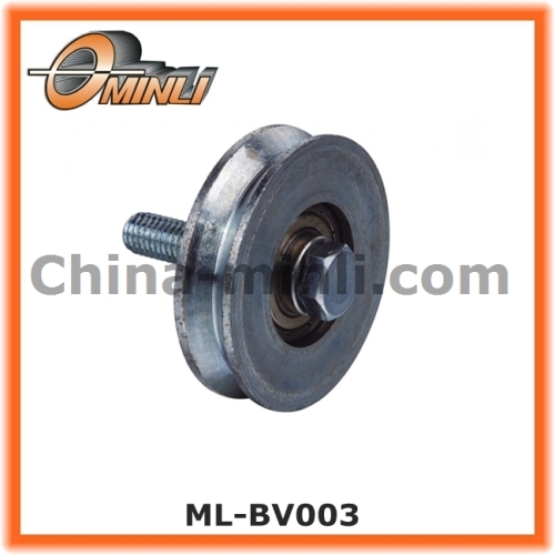 Gate roller wheel with V Groove