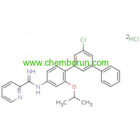 2-isopropoxy-4-(picolimidoylamino)-5′-chloro-m-terphenyl dihydrochloride