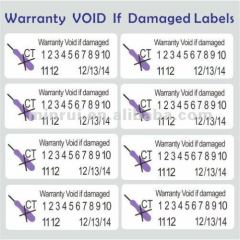 All Kinds of Custom Security Label Seal Customized Printing Tamper Vinyl Sticker